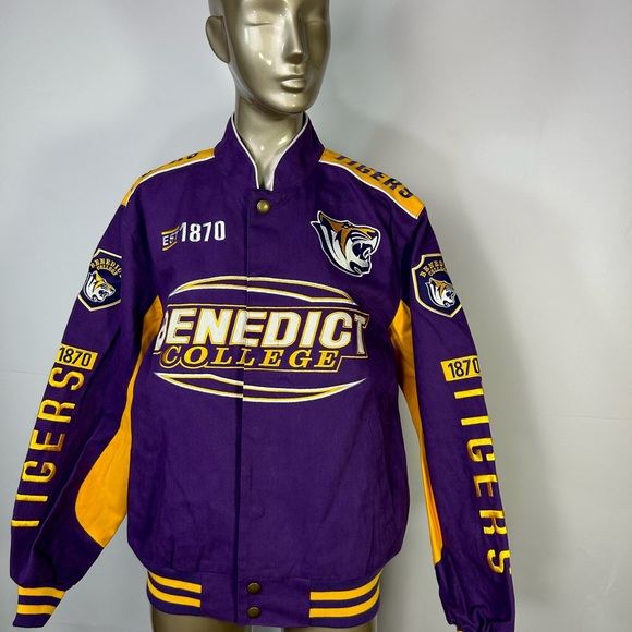 Benedict College Racing Jacket NWT - Picture 1 of 12